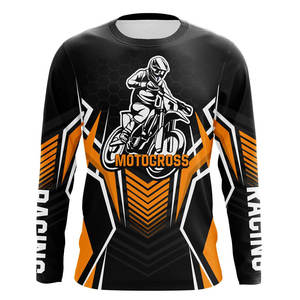 Maillot de motocross respirant personnalisé pour adultes unisexes - Vêtements de sport pour la course à moto avec ensemble d'équipement pour Dirt Bike MX DH ATV - Product Image 4