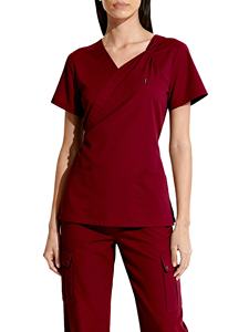 Tenues médicales de soins infirmiers de haute qualité 2025, ensembles de blouses médicales à col en V, ensembles d'uniformes d'hôpital, ensembles de blouses de soins infirmiers à manches courtes - Product Image 3