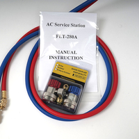 Machine de récupération automatique de réfrigérant AC Karjoys KJ-280A R134a pour climatiseur de voiture, recharge sous vide pour garage 220-240V