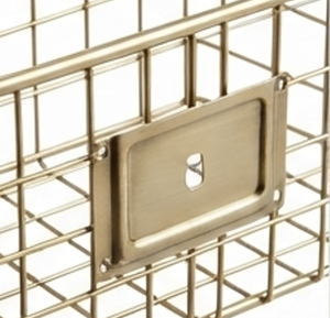 <b>Hanging</b> Metal <b>Wire</b> Storage <b>Baskets</b> Rectangle Modern Design Multi-Purpose Neatening Organizer For Home - Product Image 3