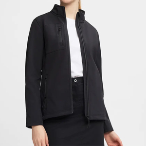 Best Clothing Manufacturer Women Softshell <b>Jackets</b> In Low MOQ Customized Logo Winter Softshell <b>Zipper</b> <b>Jacket</b> For Ladies - Product Image 2