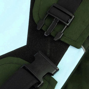 Unisex Horse Riding Safety Vest Breathable Spandex Nylon Woven Sleeveless Solid Color Front Logo Closure Velcro - Product Image 6