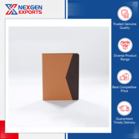 Meilleures ventes : Couverture de menu en cuir PU faite à la main, design de logo personnalisé, style hôtelier, restaurant, mariage, réputée en Inde