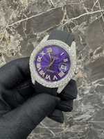 Reloj Analógico de Lujo para Hombre SHREYA DIAM, Automático, Mecánico, de Acero Inoxidable y Caucho, 41MM, 3BAR, Resistente al Agua, Cristal de Zafiro, con Fecha