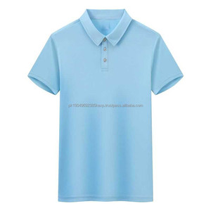 Camiseta Polo de Manga Corta para Hombre, Color Sólido, con Logotipo Bordado Personalizado OEM, Cuello Solapa, Estilo Casual con Botones - Product Image 4