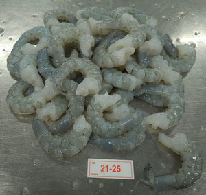 Crevettes Vannamei de bonne qualité, surgelées IQF, sans tête, taille 21/25 PD, crue, épluchée, déveinée, avec queue, en gros, en sac, en provenance du Vietnam - Product Image 2