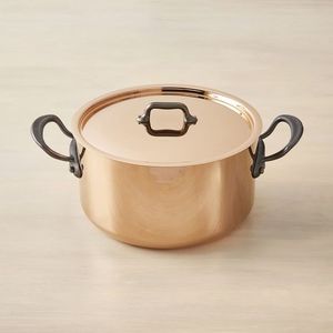 Casserole en acier inoxydable poli de qualité supérieure avec couvercle et poignées en acier inoxydable, durable pour les restaurants haut de gamme et les buffets - Product Image 2