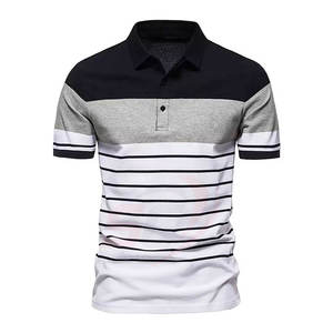 Polo para Hombre de Estilo Vintage, Algodón Lavado, Estilo Retro, Tela Suave y Duradera, Cómodo, Informal, a la Moda, Venta al Por Mayor - Product Image 1