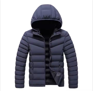 Men’s Puffer Jacket Winter Warm Thick <b>Bubble</b> <b>Coat</b> Hooded Lightweight Windproof Outdoor Streetwear Custom Design - Product Image 2