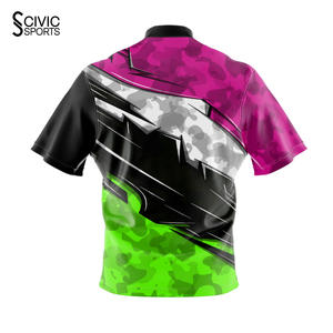 Camisetas de Polo para Bolos, Transpirables, Estampadas, al por Mayor, con Logotipo Personalizado, Manga Corta, Uniformes Deportivos para Hombres y Mujeres, Uniformes de Club - Product Image 4