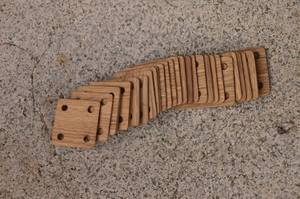 Tablette en bois polie de haute qualité, écologique, de style folklorique, pour cartes de visite, à bas prix - Product Image 2