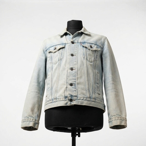 Veste en jean pour homme, grande taille, respirante, fermeture éclair, confortable, hiver, 100% coton, coupe-vent, séchage rapide - Product Image 4