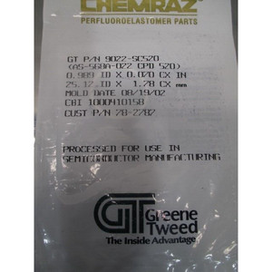 2 Chemraz 9022-SC520 O-RING AS-568A-022 CPD 520 - Equipo y Piezas de Semiconductores de Confianza de Marca Global - Product Image 2