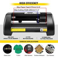 Presse à chaud automatique 8-en-1 pour sublimation 12"x15" + traceur de découpe vinyle 14" pour T-shirts, mugs, casquettes, stylos, fûts d'huile jusqu'à 100 cm