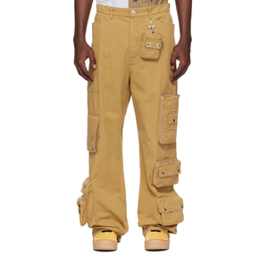 Pantalones de Nieve Casuales de Estilo Urbano, Holgados, Estilo Hip Hop, al por Mayor, Personalizados, Impermeables, Resistentes al Viento, Estilo Cargo de Algodón - Product Image 1