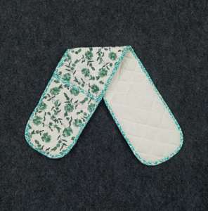 Juego de Delantales de Cocina de Algodón con Estampado Floral Verde, Lavables a Máquina, para Uso Diario en la Cocina - Product Image 5
