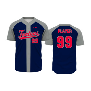 Jersey de Béisbol con Logotipo del Equipo Deportivo, Aplique Bordado, Jersey de Béisbol y Sóftbol Auténtico, Color Personalizado - Product Image 1