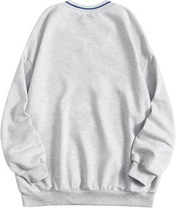 Sudadera con Cuello en V The Empire City de Nueva York Brooklyn, Sudadera Holgada Informal para Hombre, 100% Algodón, Felpa Francesa, Ropa de Otoño - Product Image 6
