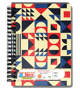 สมุดโน้ตแบบสันห่วง Negi A4 XXL 264 หน้า 70 แกรม ปกดีไซน์ลายดอกไม้ สำหรับโรงเรียนและมหาวิทยาลัย - Product Image 1