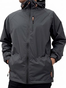 Veste coupe-vent unisexe en softshell imperméable et respirante pour les activités de plein air, la pêche, la randonnée, l'alpinisme - Product Image 1