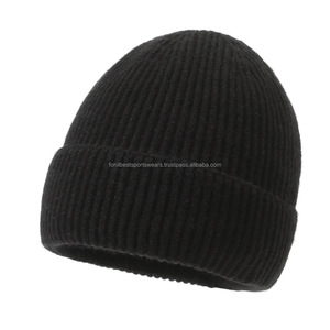 Gorro Unisex de Color Sólido, 100% Acrílico, Tejido por Computadora, Invierno, Casual, Adulto, 56-58CM, Diseño Acanalado, Bordado 3D, Ajustable - Product Image 5