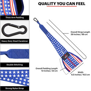 สายรัดออกกำลังกายแบบใหม่สำหรับบริหารหน้าท้อง สายรัดแขวนสำหรับฝึกความแข็งแรงของแกนกลางลำตัว ระบายอากาศได้ดี ปรับขนาดได้ - Product Image 5