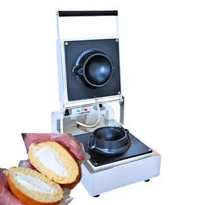 <b>Electric</b> Wafer Machine 10 cm Cooking <b>Pan</b> Stainless Steel Portable Push Button Control For Ice Cream Filling Baking Taiwan Made - Product Image 1