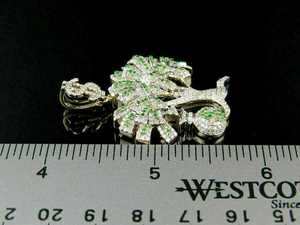 Colgante de Moissanita Tallada en Forma de Árbol de Dinero y Dólar, Chapado en Oro, Plata 925, Lujoso, Certificado, Estilo Hip Hop, Regalos - Product Image 4