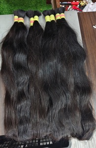 Venta al por mayor indio Remy extensiones de cabello virgen suave liso recto y delgado solo dibujado un donante cabello natural - Product Image 4