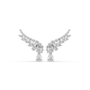 5.34CT Lab Grown Diamond <b>Stud</b> <b>Earrings</b> 14K Gold Plated IGI Certified Lightweight Sustainable Luxury Jewelry for Women Occasions - Product Image 6