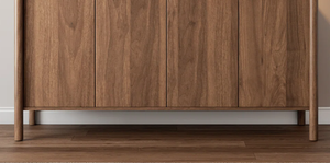 Meubles de bar modernes en bois / Armoire de cuisine en bois de manguier / Ensemble complet de meubles de bar îlot de luxe au design actuel pour appartement et hôtel - Product Image 6