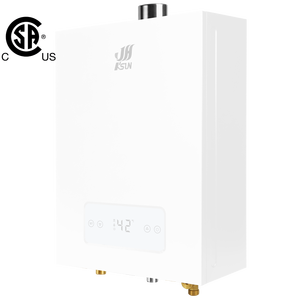 Calentador de Agua de 16L con Ventilador de Extracción, Temperatura Constante, Cobre, Eficiencia Energética, Clase Doméstica, Natural - Product Image 4