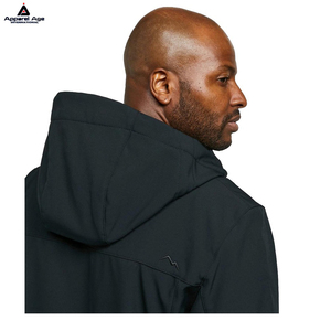 Veste softshell personnalisée pour homme, imperméable, coupe-vent, veste de randonnée, fabricant OEM, logo personnalisé - Product Image 4