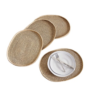 Ventura Woven Placemats Set of 4 High Quality New Design Handcrafted From Viet Nam Rattan Straw <b>Basket</b> Decorative for Home Use - Product Image 1