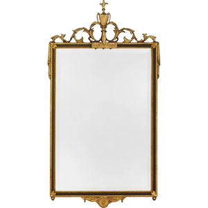 Espejo de Pared con Marco de Madera con Acabado Dorado Antiguo, Rectangular, Tallado Ornamentado, Estilo Francés, Decoración para el Hogar a Precio Accesible - Product Image 2