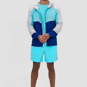 Veste coupe-vent à capuche en coton de haute qualité, couleur personnalisée, pour homme, légère, résistante à l'eau, veste de sport d'hiver - Product Image 1