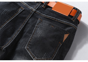Shorts pour hommes en satin délavé foncé, style vintage, taille mi-haute, avec cordon de serrage, respirants, imperméables, protection UV, tissage élégant - Product Image 2