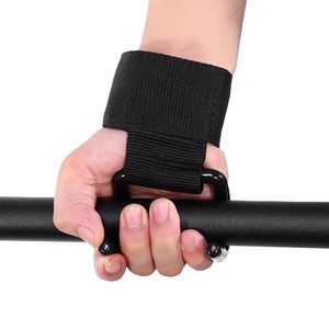 Crochets de musculation robustes pour entraînement de traction, remise en forme, haltérophilie, avec sangles rembourrées par Misha Sports - Product Image 1