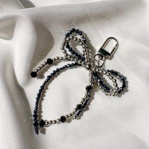 Handmade Embroidery Beaded Keychain with Vibrant Floral Beads Luxury <b>Key</b> <b>Ring</b> <b>Bag</b> Accessory for Women and Girls - Product Image 2