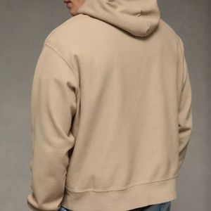 Sweat-shirts unisexes surdimensionnés en molleton 100 % polyester coton, couleur unie, épais, pour l'hiver, avec logo personnalisé, impression numérique, OEM/ODM - Product Image 4