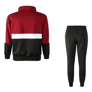 ODM Custom Streetwear Men's Casual <b>Zip</b>-<b>Up</b> Tracksuit Long Sleeve Gym Running Jogging Custom Street Style Men Zipper Tracksuits - Product Image 2