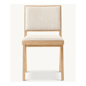 Silla de Comedor Moderna de Madera de Teca Sólida, Hecha a Mano, Silla de Comedor de Madera Natural para Restaurante, Proveedor de Muebles para Hoteles - Product Image 6