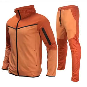 Survêtements de jogging personnalisés confortables avec fermeture éclair, ensembles deux pièces pour hommes, de qualité supérieure à prix abordable - Product Image 4