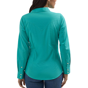 Camisa de mezclilla para mujer, transpirable, de secado rápido, premium, de alta calidad, al por mayor, precio económico, manga larga - Product Image 5