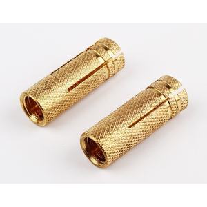 สลักยึดทองเหลืองและสลักเกลียวทองเหลืองพร้อมโครงสร้างปลอมและพื้นผิวที่หลากหลายเพื่อการยึดอย่างปลอดภัย - Product Image 1