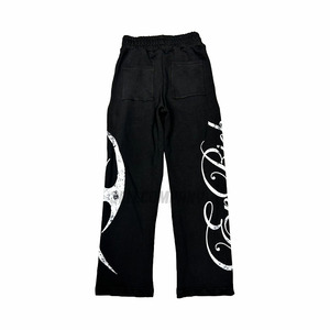 Sudadera con capucha de dos piezas de algodón orgánico de alta calidad con logotipo personalizado, color sólido y lavado ácido para hombre - Product Image 4