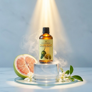 Huile Essentielle de Fleur de Pamplemousse Florale Fraîche et Sucrée de Qualité Supérieure, Extrait d'Aromathérapie, Huile Botanique 100% Pure, 100ml, Distillée à la Vapeur - Product Image 1