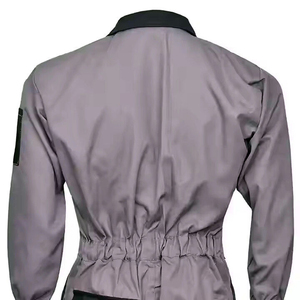 Traje de vuelo, mono de aviación, uniforme de piloto, mono utilitario, mono multibolsillos, ropa de trabajo de manga larga, algodón gris poliéster - Product Image 6