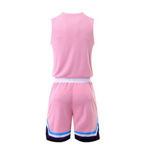 Uniformes de basket-ball au design unique, couleur unie, légers et de qualité supérieure - Product Image 2