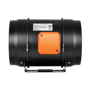 Ventilador de conducto en línea de 8 pulgadas con controlador de velocidad variable de 750 CFM, motor de CA silencioso, potenciador de ventilación y refrigeración para cultivo - Product Image 4